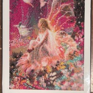 Completed Angel Diamond Painting